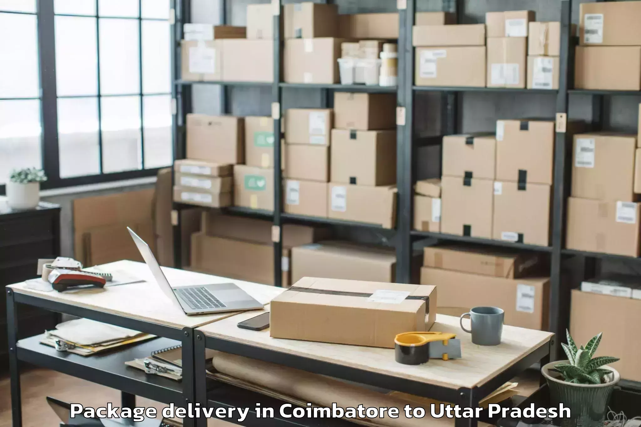 Reliable Coimbatore to Colonelganj Package Delivery